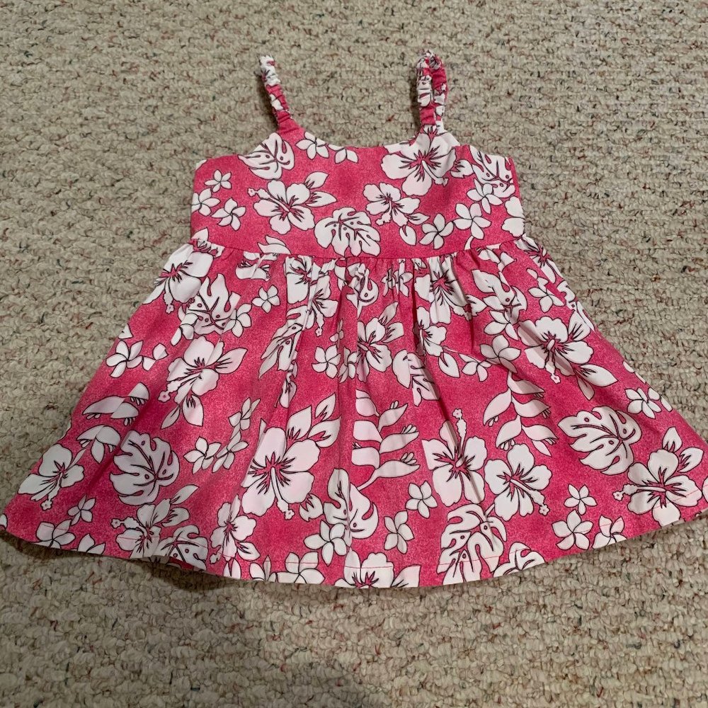 Pink Flowered Sundress